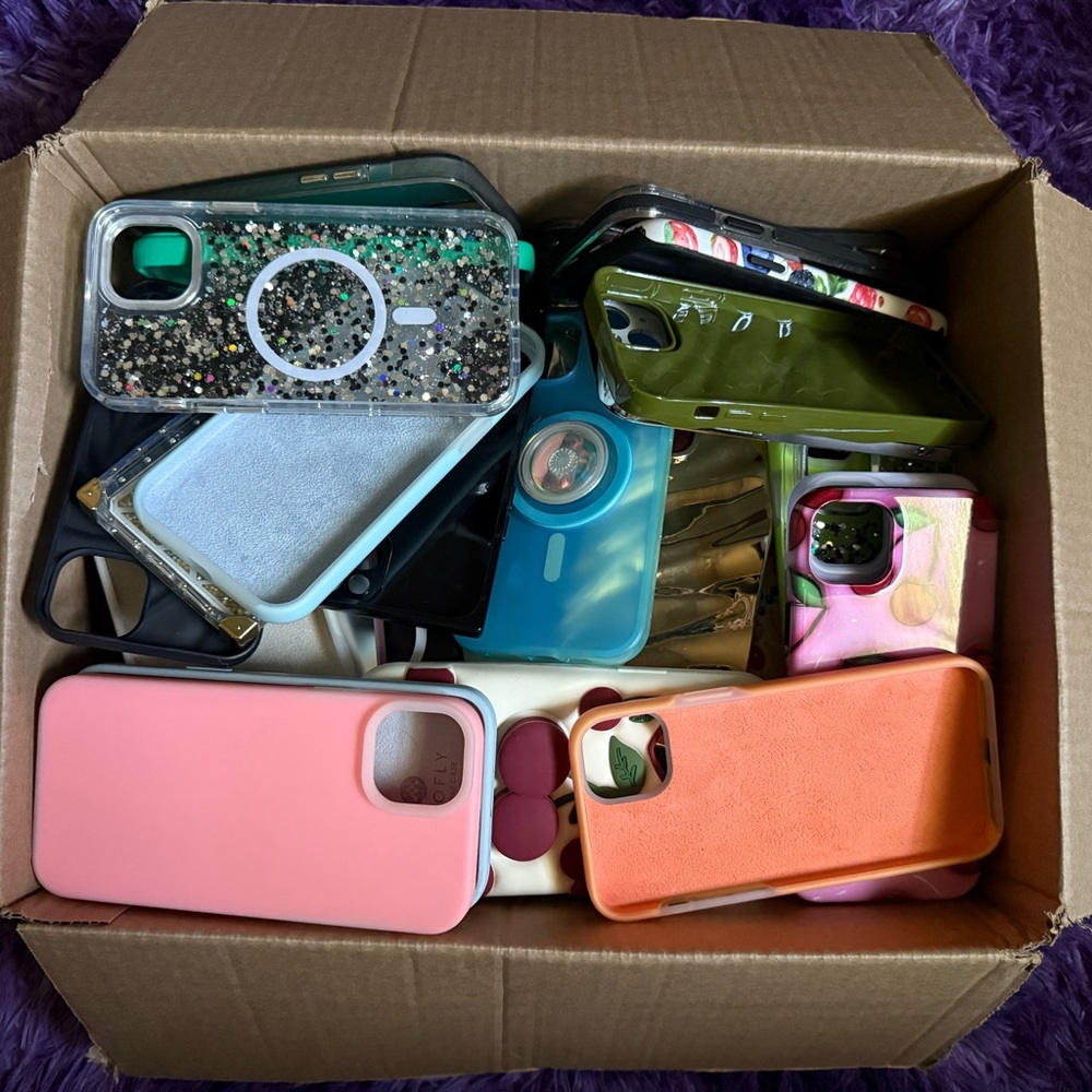 iPhone 15 plus assorted cases